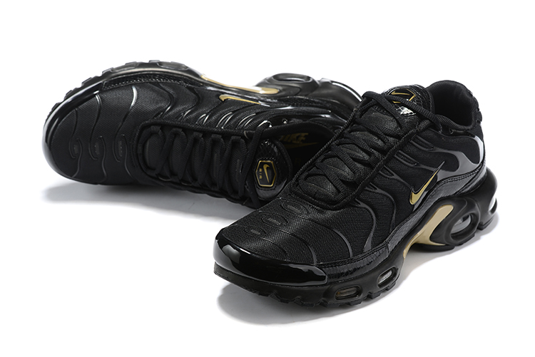 2020 Nike Air Max TN Plus Black Gold Shoes - Click Image to Close